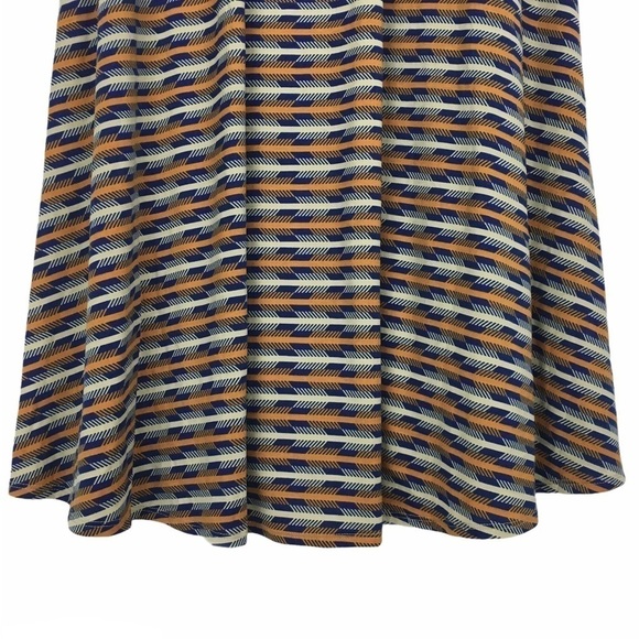 LULAROE Maxi Skirt Long Arrows Herringbone Southwestern Modest Boho Plus Size 2X - Picture 7 of 12